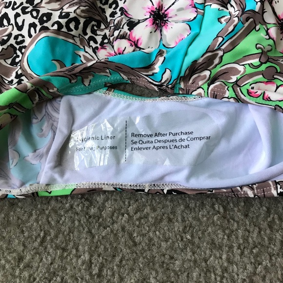 one piece swimsuit Sz 24 NWOT animal print - Picture 7 of 7